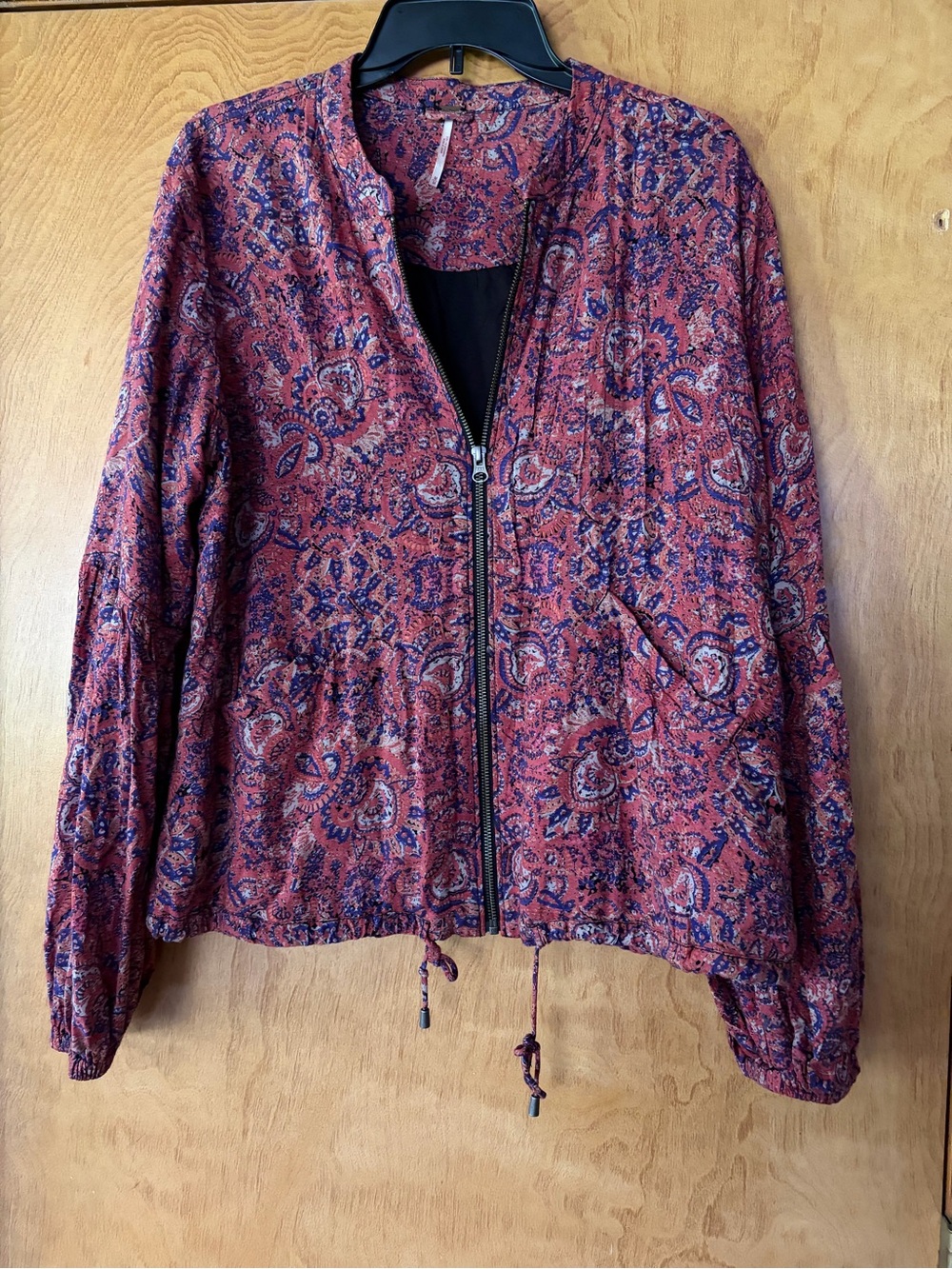 Free People Women's Zip Front Lightweight Jacket